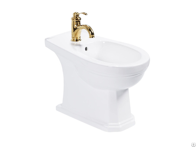 Bathroom Vintage White Classic Design Vitreous China Ceramic Bidet