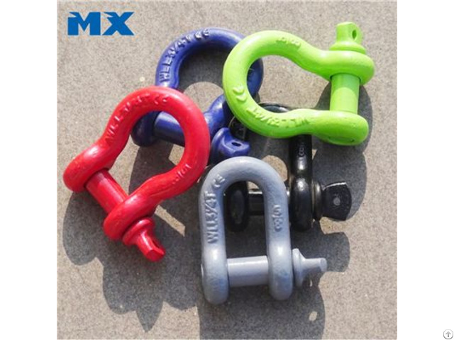 Rigging Bow Type Forged Dee Shackle