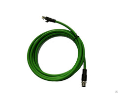 Asenbo M12 4pin D Code To Rj45 Male Cable
