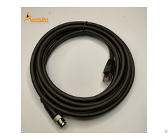 Asenbo Cat5e Ethernet Cable M12 To Rj45