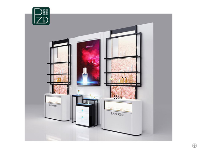 Cosmetic Wall Display Cabinet For Retail Shop