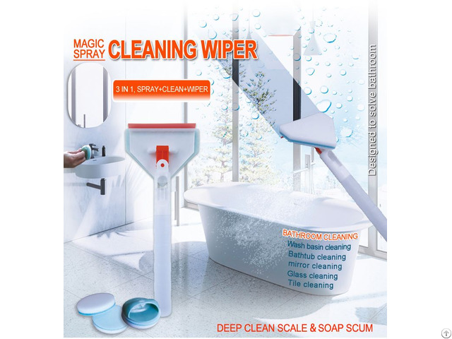 Multi Purpose Bathroom Spray Cleaning Wiper