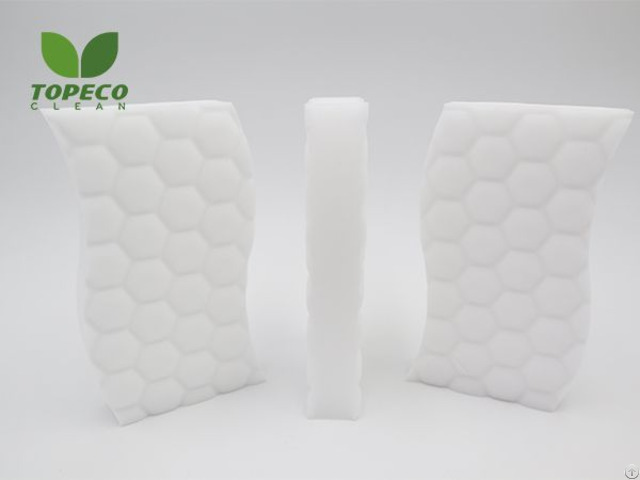 White Nano Melamine Sponge Eraser For Kitchen Bathroom Clean Accessory Foam