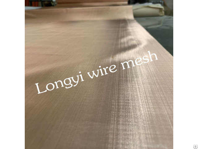 Ultra Fine Pure Copper Fabric Screen Wire 300 350 Mesh