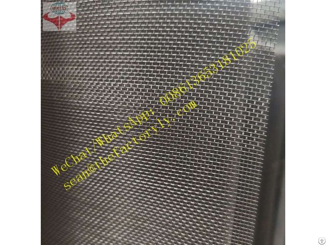 Aisi 304 316 316l Stainless Steel Filter Wire Mesh Screen