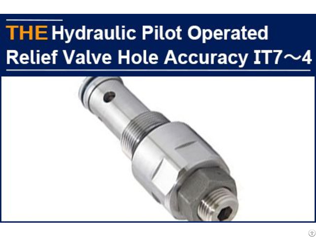 Hydraulic Pilot Operated Relief Valve Hole Accuracy It7～4