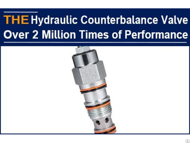 Hydraulic Counterbalance Valve Over 2 Million Times Of Performance