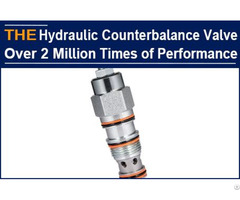 Hydraulic Counterbalance Valve Over 2 Million Times Of Performance