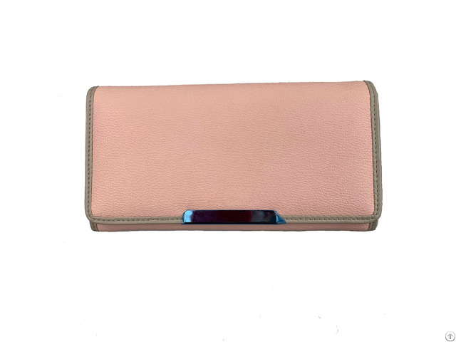 Pink Folded Large Card Holder Wallet