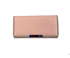 Pink Folded Large Card Holder Wallet