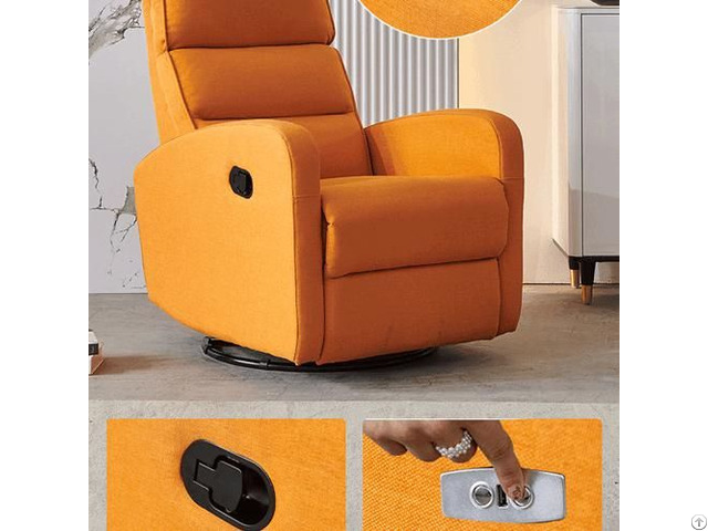 New Single Seat Manual Function Modern Minimalist Electric Can Shake Flannel Sofa Recliner