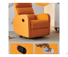 New Single Seat Manual Function Modern Minimalist Electric Can Shake Flannel Sofa Recliner