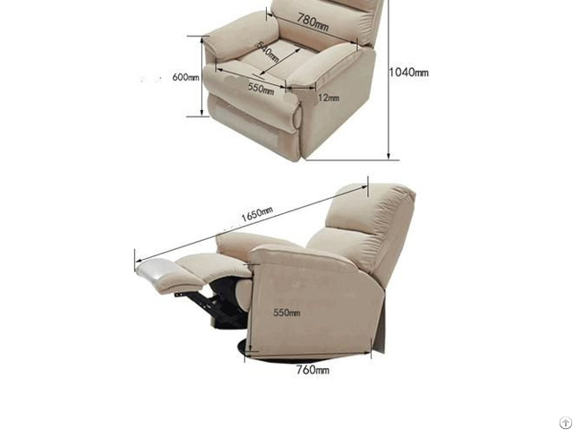 Single Fabric Space Capsule Multifunctional Sofa Modern Leisure Lounge Chair