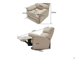 Single Fabric Space Capsule Multifunctional Sofa Modern Leisure Lounge Chair