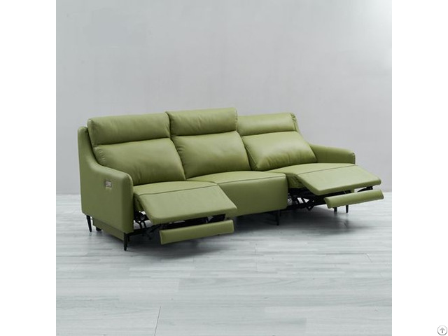 Living Room Three Seat First Class Fashion Space Capsule Electric Function Sofa