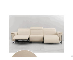 First Layer Cowhide Contact Surface Leather Unique Design Living Room Straight Combination Sofa