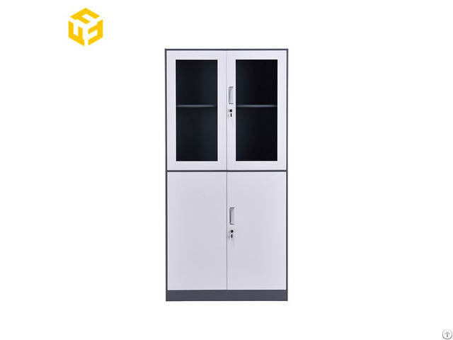 Furnitopper Office File Storage Cabinets 4 Doors Steel Cupboard