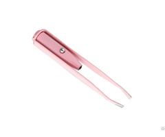 Stainless Steel Led Luminous Eyebrow Trimming Tweezers Oh E07