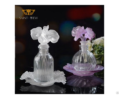 Empty Crystal Glass Reusable Perfume Bottle
