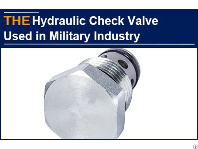 Hydraulic Check Valve Used In Military Industry