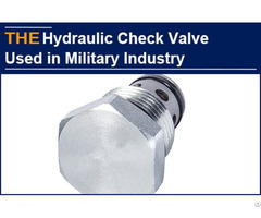 Hydraulic Check Valve Used In Military Industry