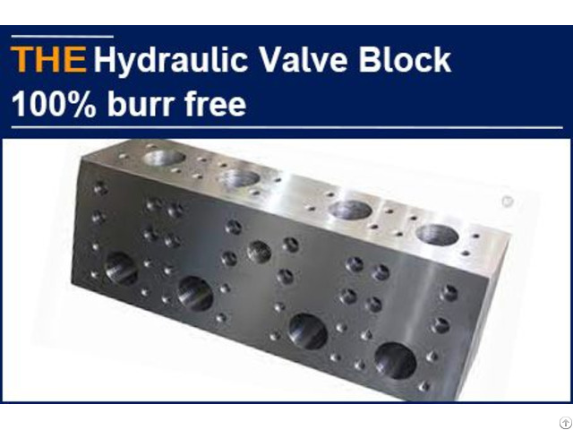 Hydraulic Valve Block 100% Burr Free