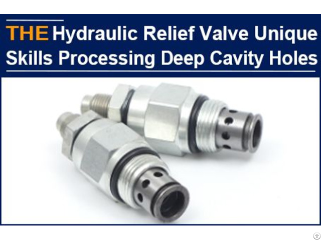 Hydraulic Relief Valve Deep Hole Processing