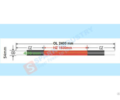 Electric Heaters Silicon Carbide Sic Heating Element For Furnaces Of Optical Glass Industry