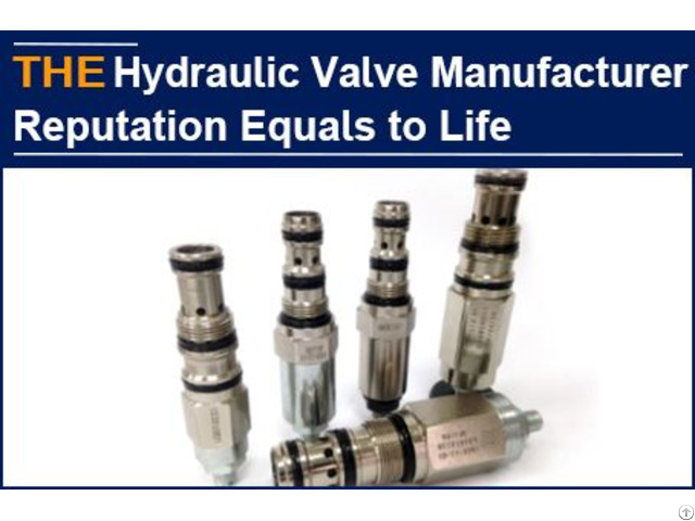 Hydraulic Valve Manufacturer Reputation Equals To Life