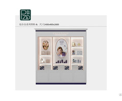 Makeup Display Wall Cabinet Cosmetics Store Showcase