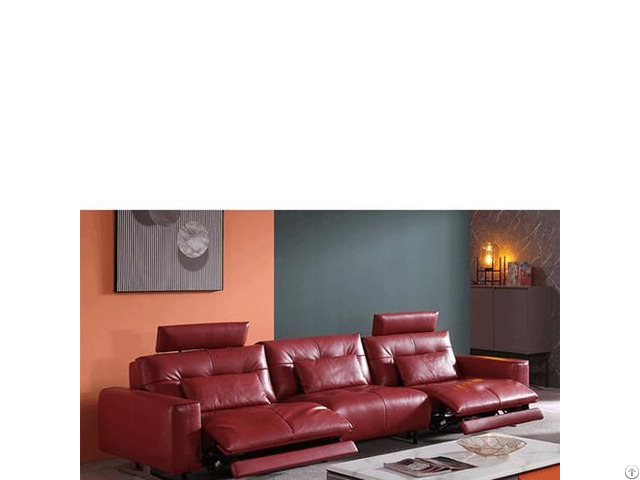 Light Luxury Leather Soft Space Capsule Cinema Sofa