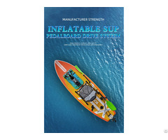 High Quality Waterplay Fishing Surfboard Inflatable Sup Stand Up Paddle Board Pedal Drive System