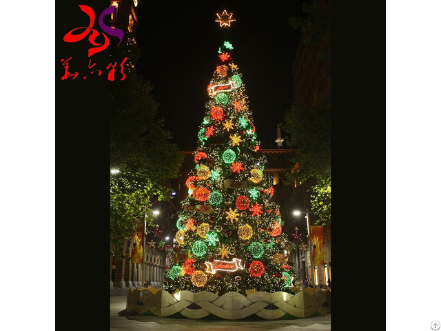 Newdesign Huayicai Giant Artificial Christmas Tree With Led Lights