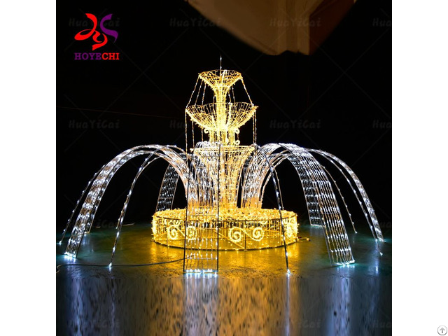 Huayicai Large Led Fountain Motif Light