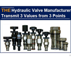 Hydraulic Valve Manufacturer 3 Values