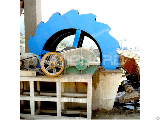 China Hot Sale Wheel Bucket Sand Washer