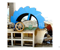 China Hot Sale Wheel Bucket Sand Washer