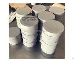 Ss316l Stainless Steel Powder Sintered Disc Filter Shape Stability For Catalyst Filtration
