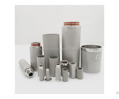 Stainless Steel Powder Sintered Metal Porous Filter Sparger For Exhaust Filtration Greater Gas