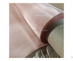 Rf Absorber Red Copper Woven Fabric 150 200 250 Mesh