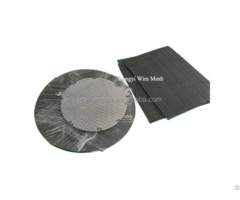 Oem Service 304 316 Stainless Steel Woven Wire Mesh Extruder Screen Filter Disc
