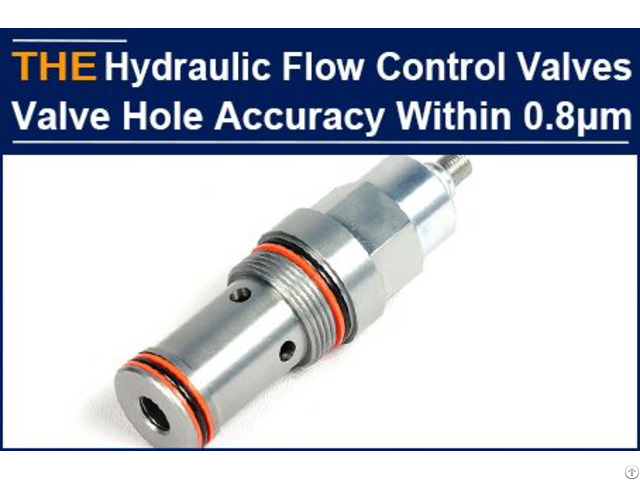 Hydraulic Flow Control Valves Valve Hole Accuracy Within 0 8μm