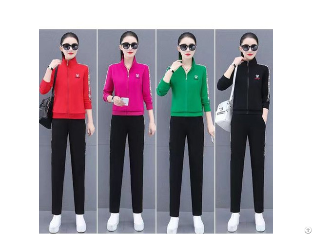 Casual Sportswear Women Spring And Autumn New Fashion Two Piece Suit