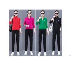 Casual Sportswear Women Spring And Autumn New Fashion Two Piece Suit