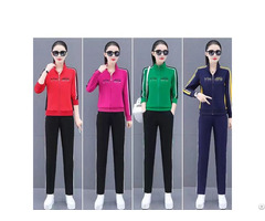 Sportswear Suit Women Spring And Autumn New Jacket Casual Two Piece Set