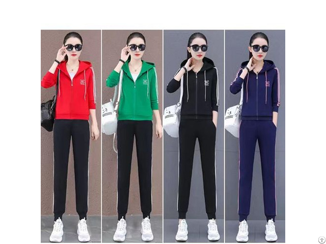 New Autumn Sweater Women Trendy Casual Sports Suit Ladies