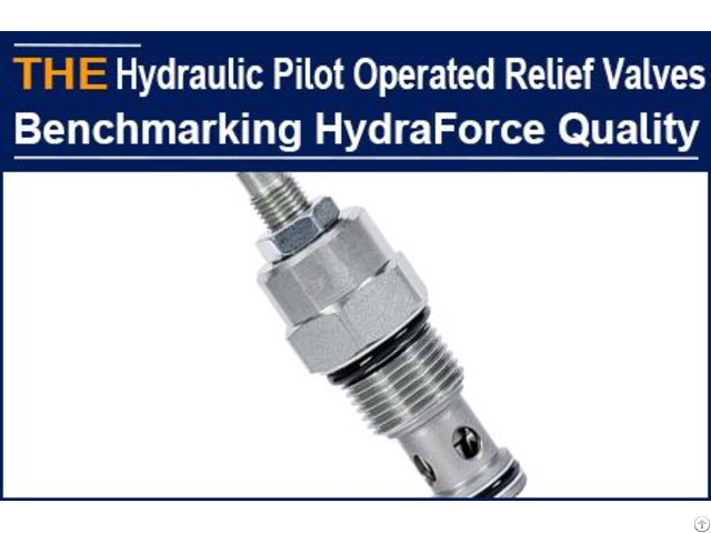 Hydraulic Pilot Operated Relief Valves Benchmarking Hydraforce Quality