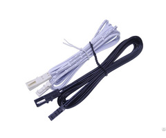White Plug Extension Cable