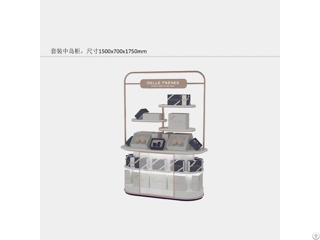 White Perfume Cosmetics Display Stand