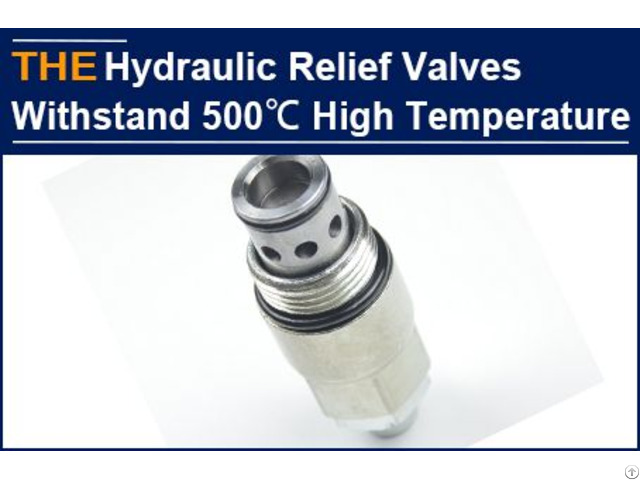 Hydraulic Pilot Operated Relief Valves Withstand 500℃ High Temperature